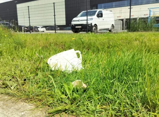 Zwerfvuil Industrieweg Grobbendonk