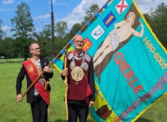 koning schuttersgilde gierle.jpg Luc Rothiers koning Sint-Sabastiaangilde Gierle