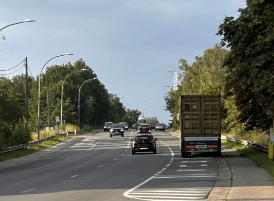 parkeerverbod vrachtwagens N18 brug van Donk Dessel Mol