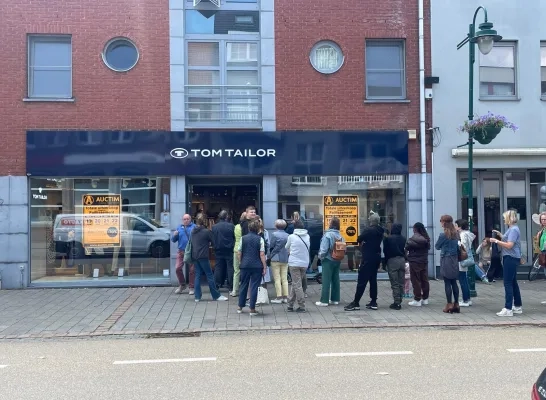 Aanschuiven aan Tom Tailor na failissement