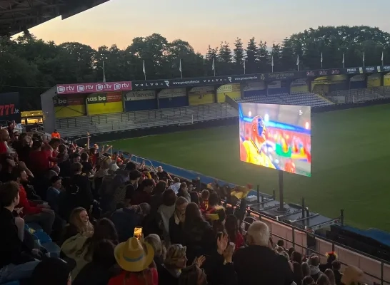 EK voetbal fandorp Kuipje Westerlo