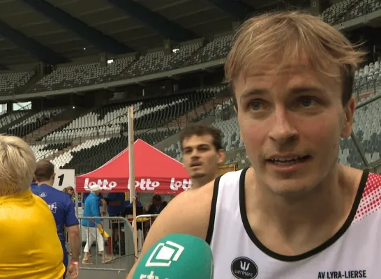 Simon Verherstraeten op het BK Atletiek Simon Verherstraeten op het BK Atletiek