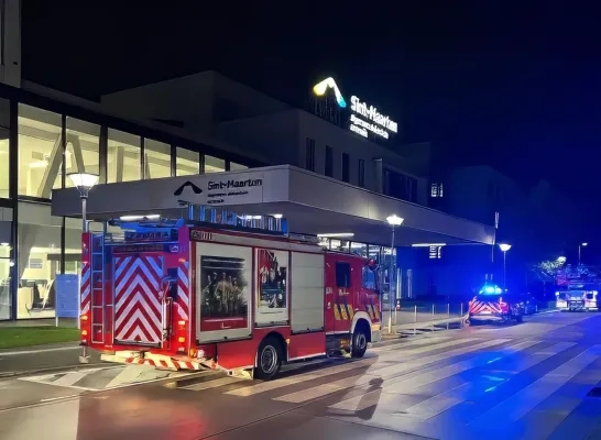 Brandweer aan AZ Sint-Maarten Mechelen Brandweer aan AZ Sint-Maarten Mechelen