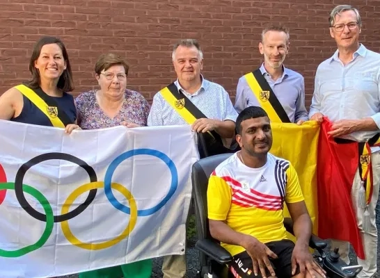 Bocciaspeler Francis Rombouts vertrekt naar Paralympische Spelen Bocciaspeler Francis Rombouts vertrekt naar Paralympische Spelen