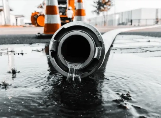 Waterleiding stockbeeld Waterleiding stockbeeld