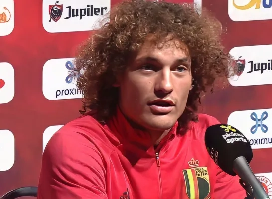 Wout Faes Rode Duivels voetbal Wout Faes Rode Duivels voetbal
