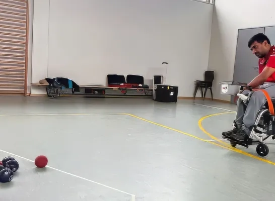 Francis Rombouts Paralympische Spelen Tielen Kasterlee boccia Francis Rombouts Paralympische Spelen Tielen Kasterlee boccia