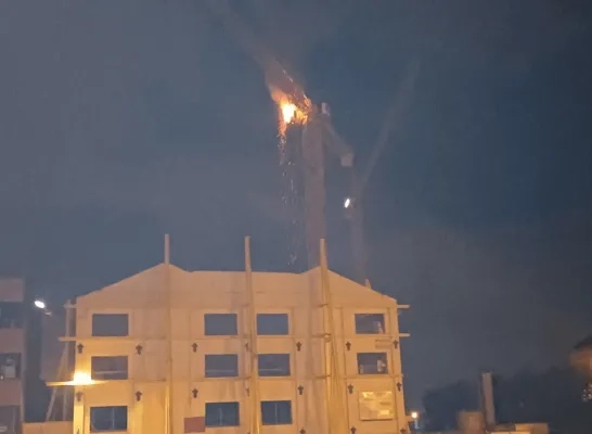 kraan cabine brand Geerdegemvaart Mechelen kraan cabine brand Geerdegemvaart Mechelen