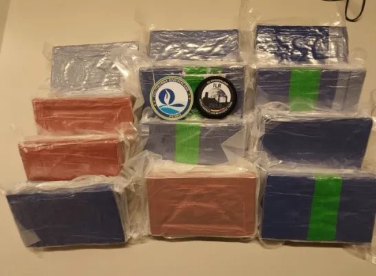 Cocaïne in blokken politiezone Rivierenland Cocaïne in blokken politiezone Rivierenland