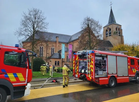 Brand in Onze-Lievevrouwekerk Lichtaart
