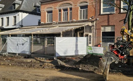 Eerdere werken aan Brasserie Belle Vue Mol