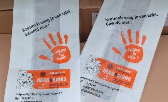 broodzak geweld vrouwen