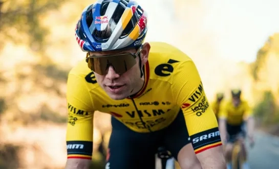 Trainingsbeeld Wout van Aert