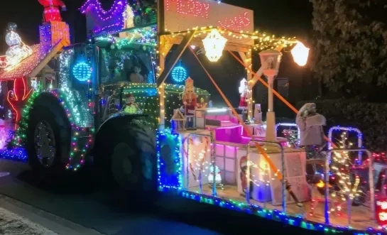 Kerst tractorrun