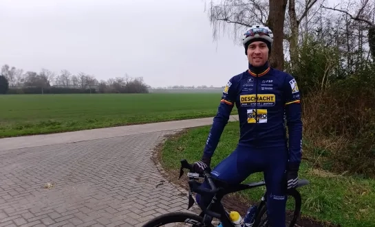 Toon Aerts op training in december 2024
