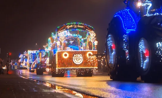 kersttractor run Geel