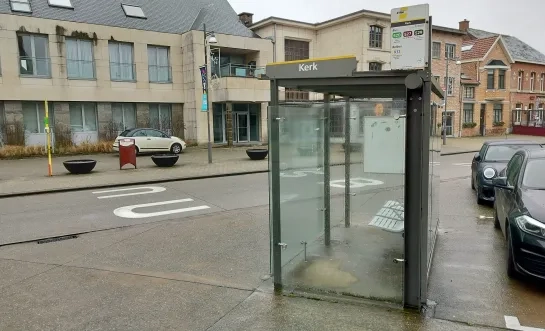 Bushalte Schriek Kerk zal minder bediend worden wanneer lijn 520 verdwijnt