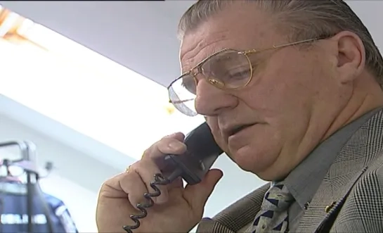 Leon Van Gorp toen hij in 1999 ontslag nam als voorzitter