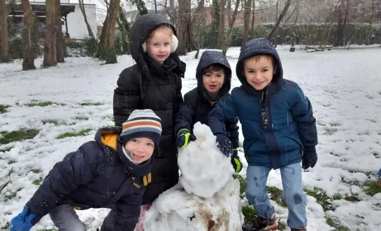 Sneeuwpret GO basisschool Klim op Bonheiden