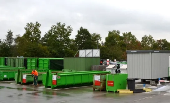 Recyclagepark containerpark sluiting 