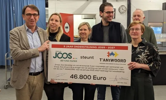 'tANtWOORD Group Joos Turnhout steun sociaal buurtrestaurant 'tHERT