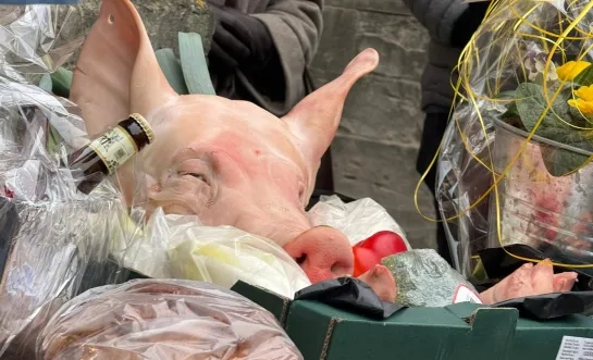 Sint-Antonius varken vlees opbod misviering Achtel Koningshooikt Lille Oosthoven Bel