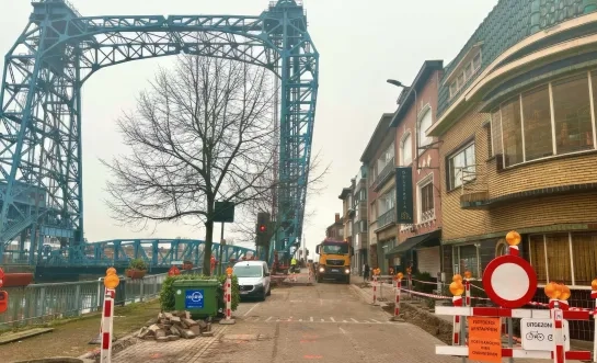 werken brug Willebroek