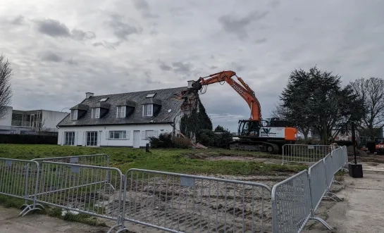Afbraakwerken Martal bedrijvencentrum Sint-Katelijne-Waver