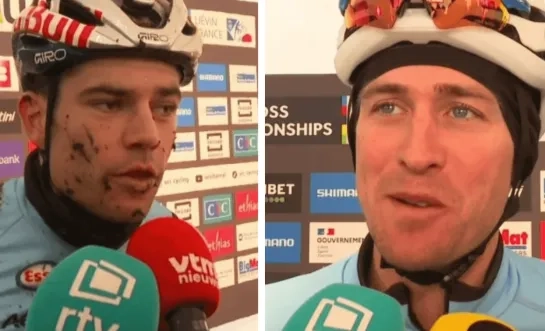 Wout en Toon voor de start