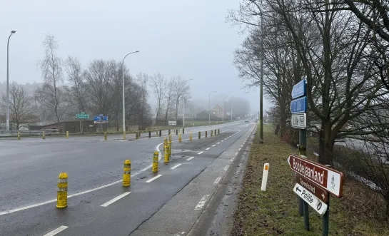 oprit afrit E34 snelweg Wechelderzande Lille rotonde