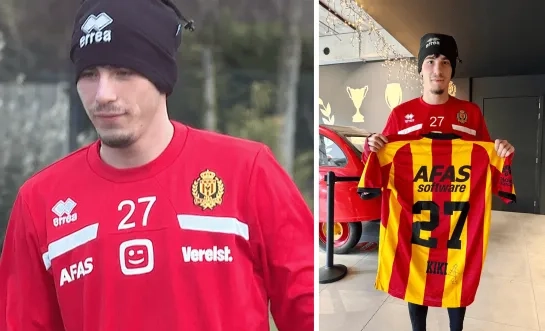 Winactie Kiki Vanrafelghem spits KV Mechelen shirt 