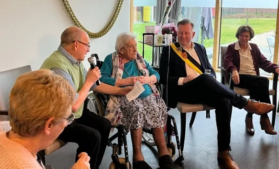 Maria De Pauw wordt 104 jaar