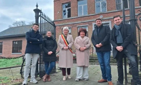 pastorij tegen de vlakte Veerle
