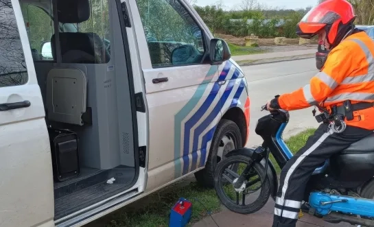 Bromfietscontrole politie Zuiderkempen
