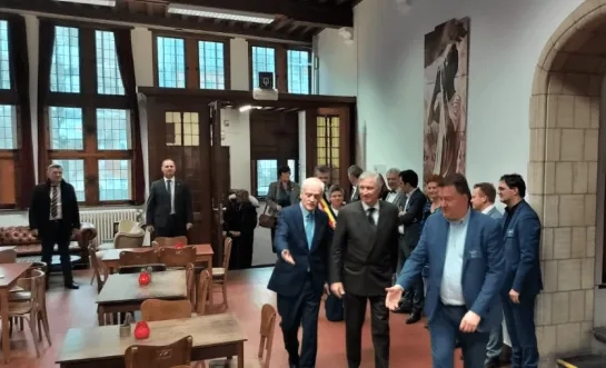 Koning Filip bezoek Hannah Arendt Instituut