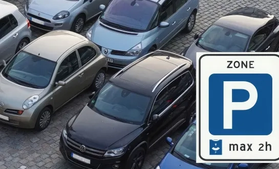 Blauwe zone parkeren