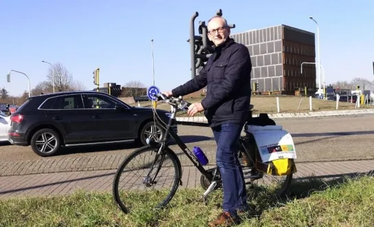 Johan Alen van de Fietsersbond Geel