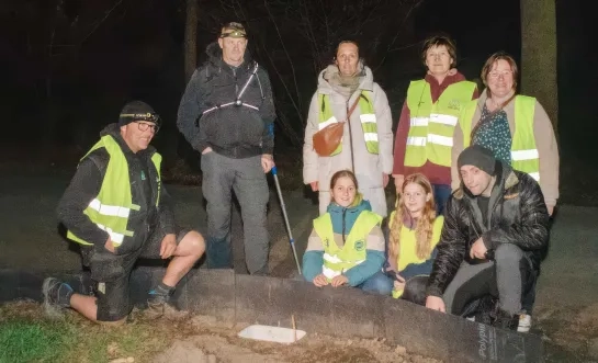 vrijwilligerspaddenoversteek gemeente Berlaar