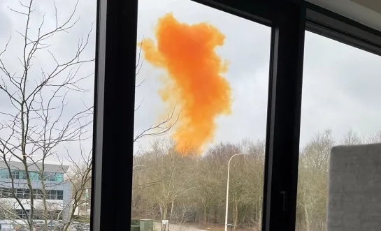 Gaswolk Orbic Chemicals Grobbendonk