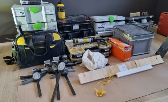 gereedschap werkmateriaal