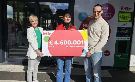 Lottowinnaar Delhaize Merksplas