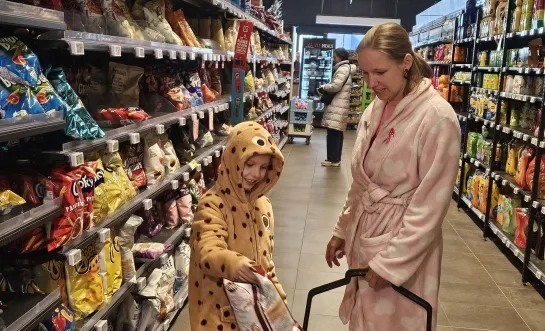 Nore Belmans Pyjamadag Bednet Delhaize Mol