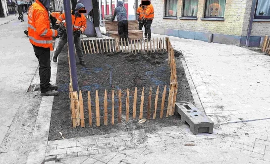 puntige paaltjes Turnhout