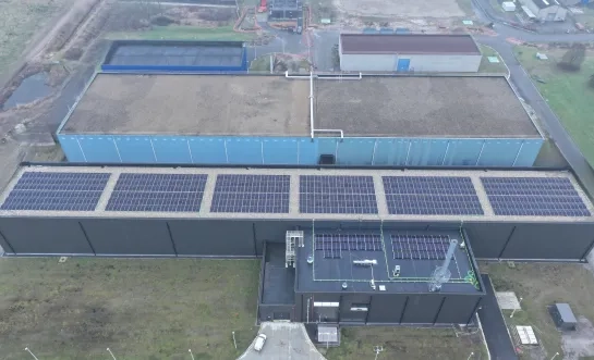 Het zonne-energieproject van NIRAS-Belgoprocess