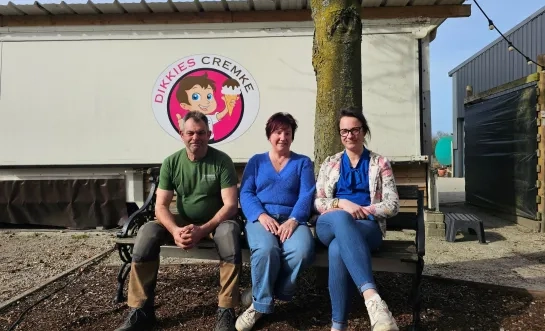 De uitbaters van ijsjeszaak Dikkies Cremke