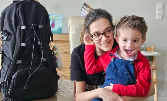 Mama en Zeger willen terugbetaling sondevoeding