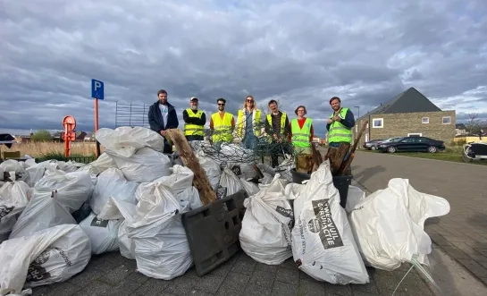zwerfvuil opruimactie park kantvelde mechelen 