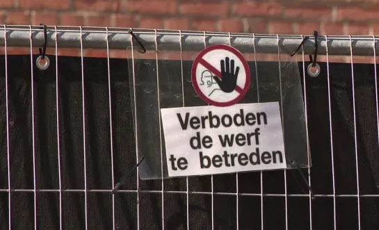 Verboden de werf te betreden