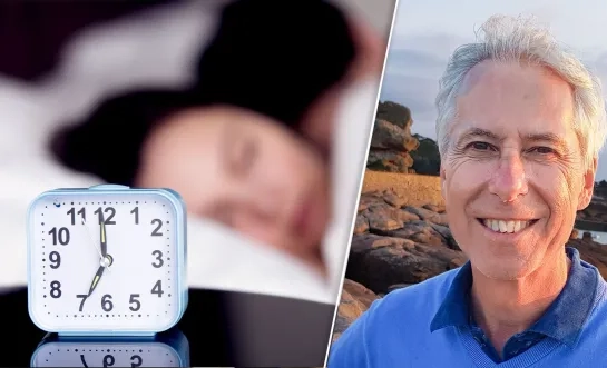 Dokter Bruno Ariens en een vrouw die slaapt met een wekker naast zich