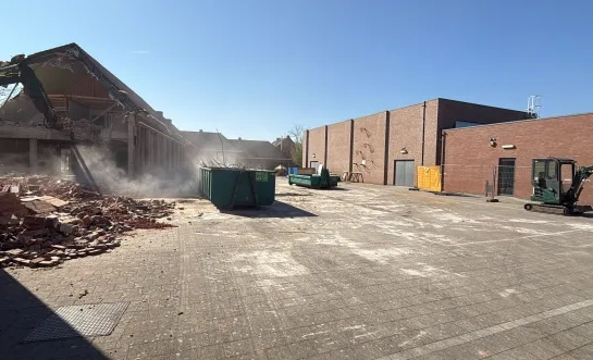 afbraak basisschool Meikever Witgoor